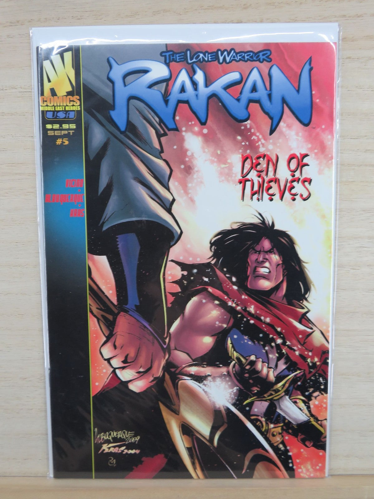 Rakan: The Lone Warrior #5 Den of Thieves Sept 2006 - AK Comics