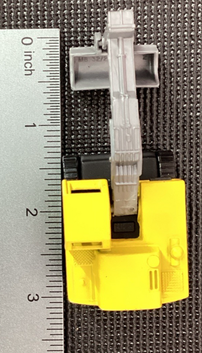 1980 Matchbox Excavator X-4970 Construction Vehicle Yellow Mini