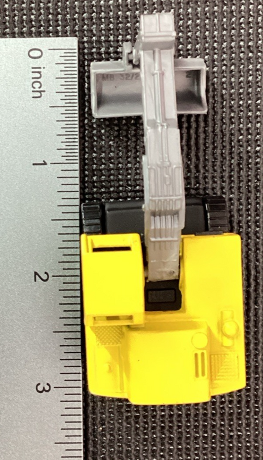 1980 Matchbox Excavator X-4970 Construction Vehicle Yellow Mini