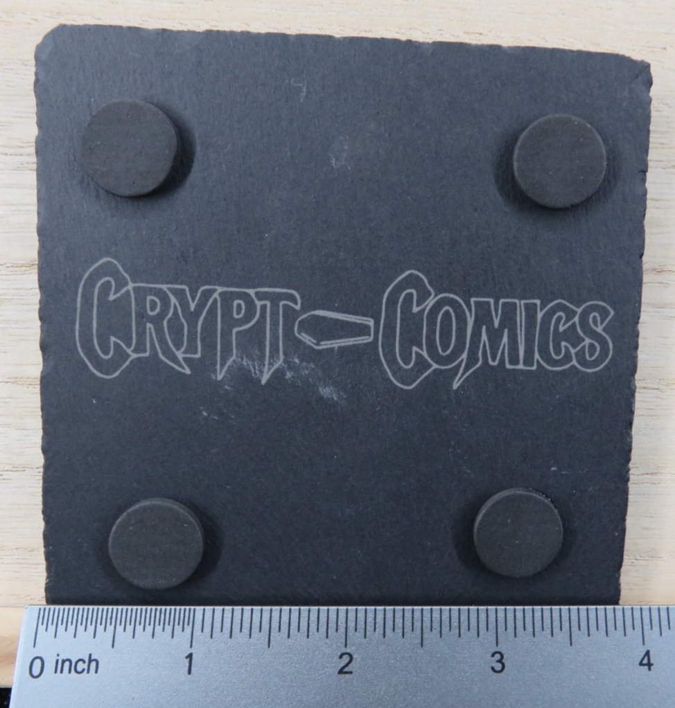 Laser Engraved Slate Coaster - MM (v.3)
