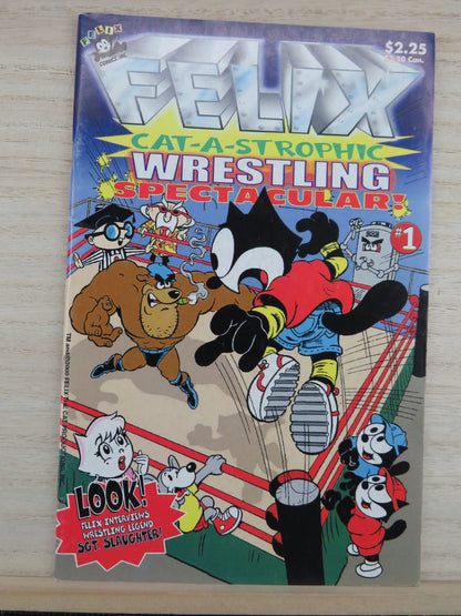 Felix The Cat Cat-A-Strophic Wrestling Spectacular #1 - Felix Comics0