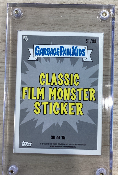 2018 Topps Garbage Pail Kids - Gassy Gaston - Blue 51/99