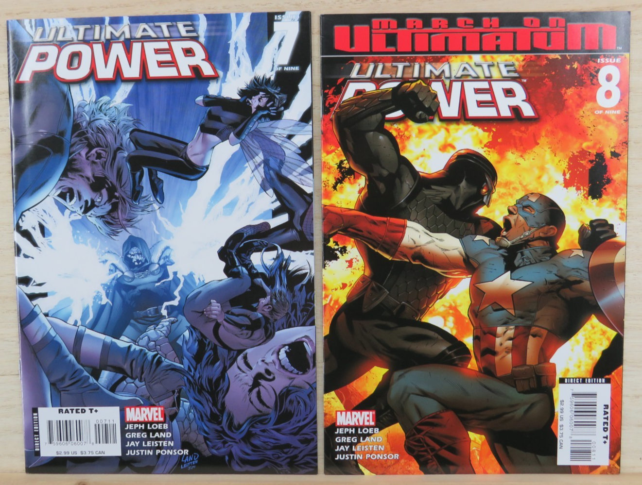 Ultimate Power #1-9 - Complete Set - Marvel Comics - 2006