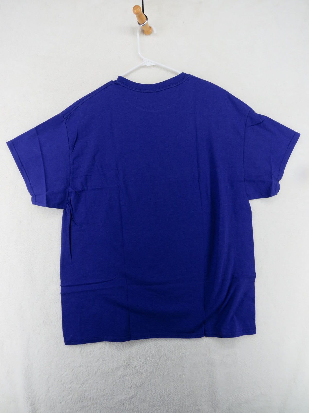 Gildan T-Shirt Mens XL Blue Short Sleeve Dont Even Care A Little Graphic Tee2