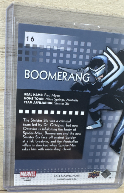 2013 Upper Deck Marvel Now SILVER - #16 Boomerang