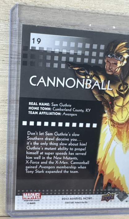 2013 Upper Deck Marvel Now SILVER - #19 Cannonball