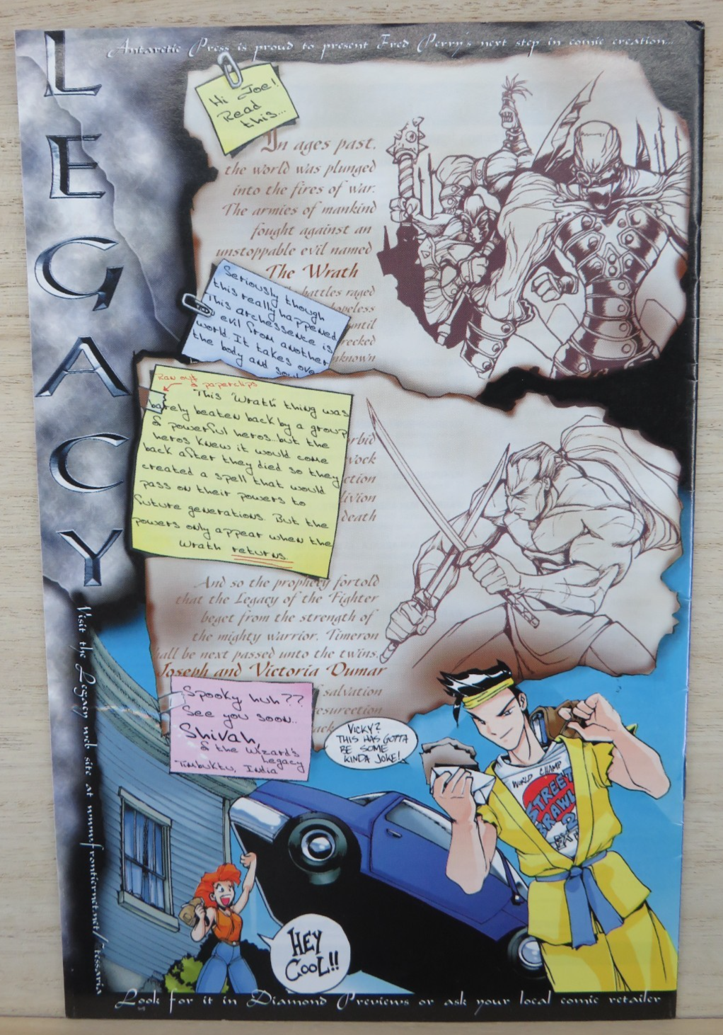 AMERICAN WOMAN #1 - 1998 - BARRAGE STUDIOS ANTARCTIC PRESS Comic