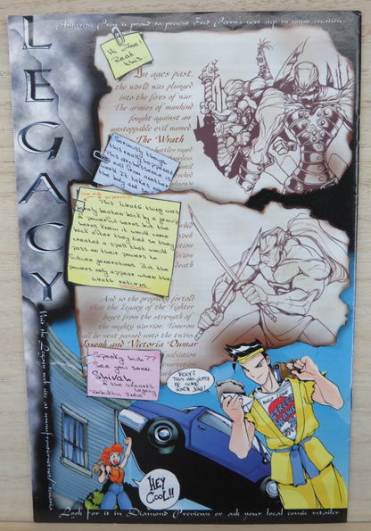 AMERICAN WOMAN #1 - 1998 - BARRAGE STUDIOS ANTARCTIC PRESS Comic