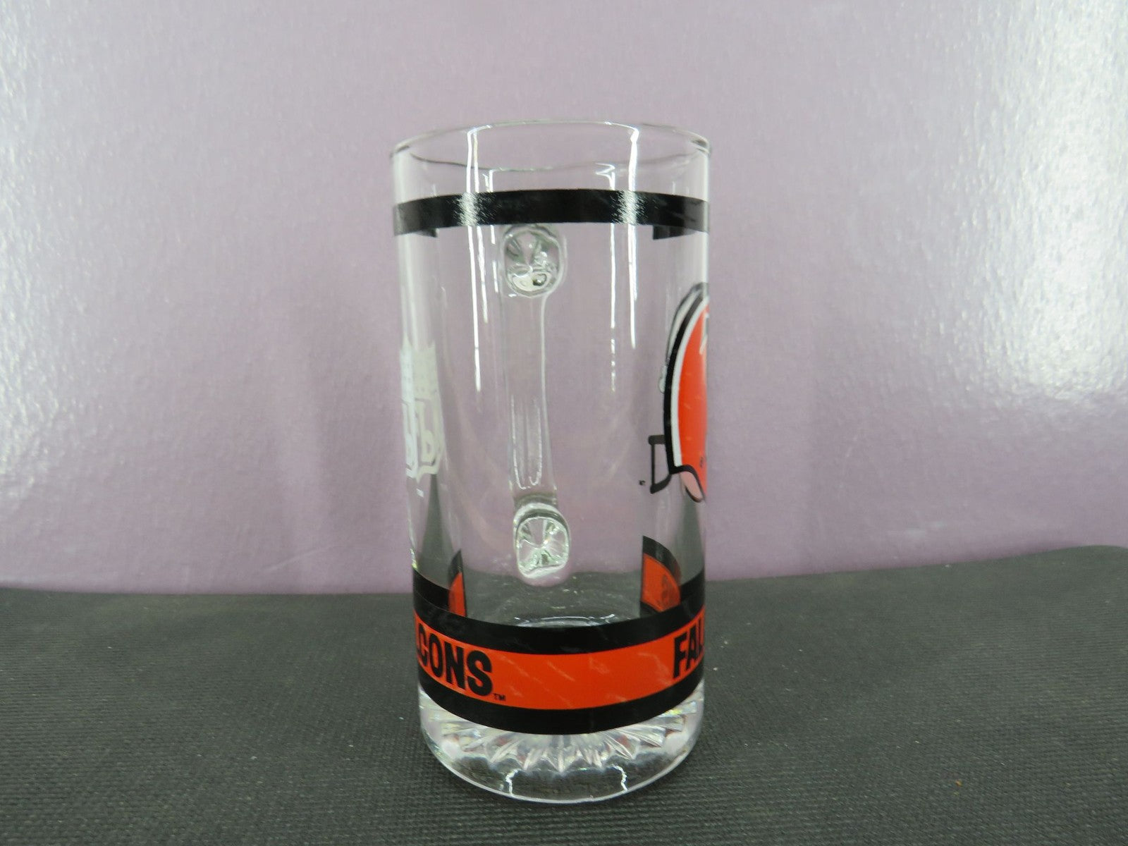 Vintage Atlanta Falcons Beer Mug Stein Tall Glass 1980s NFL