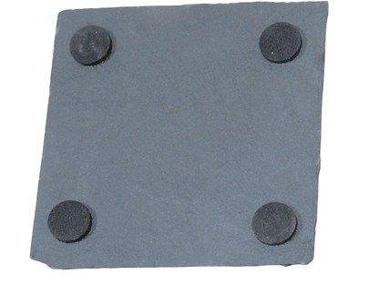 Laser Engraved Square Slate Coaster - MA