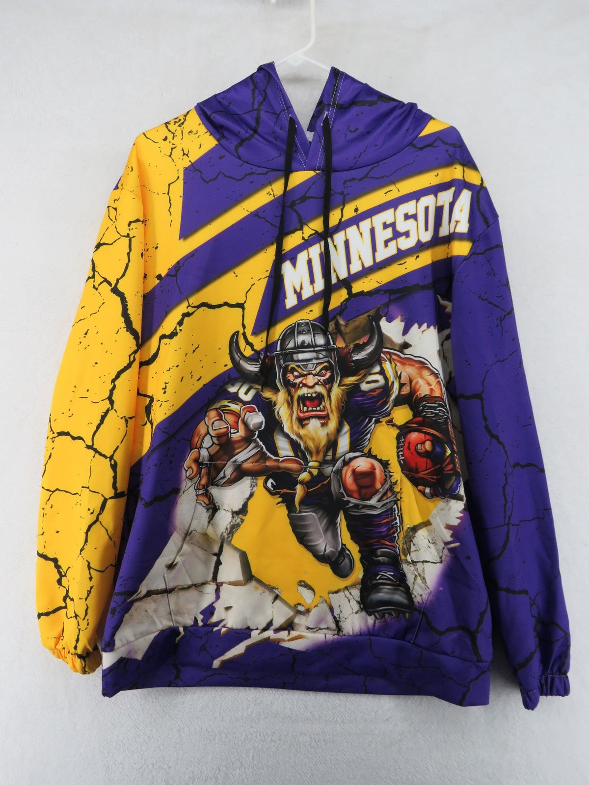 Minnesota Hoodie - Men's XL - Crackle Graphic Pullover0
