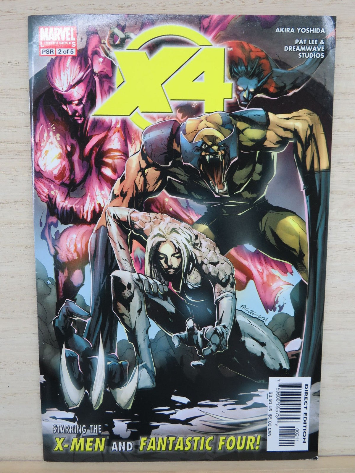 X4 #2 of 5 March 2005 X-Men and Fantastic Four - Marvel Comic