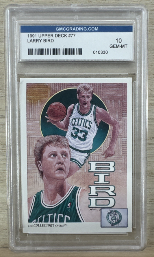 1991 Upper Deck - Larry Bird #77 - GMC Graded 10