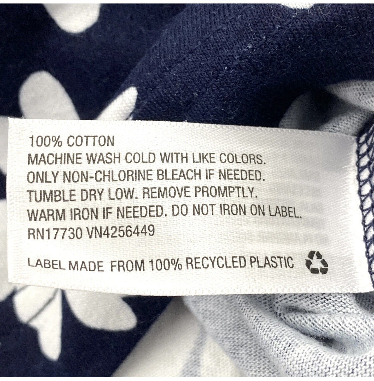 Original Use - Size XXL Crew Neck Short Sleeve T-Shirt Floral Navy