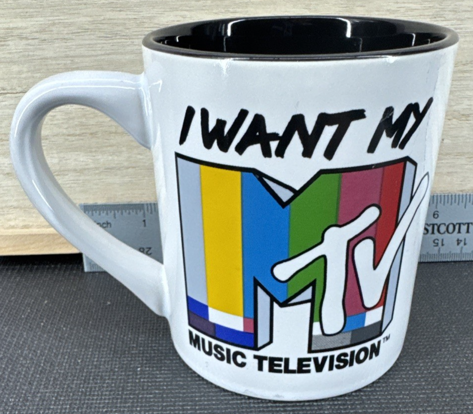 I Want My MTV Music Television Ceramic Mug - 14 oz - 2019 Viacom International