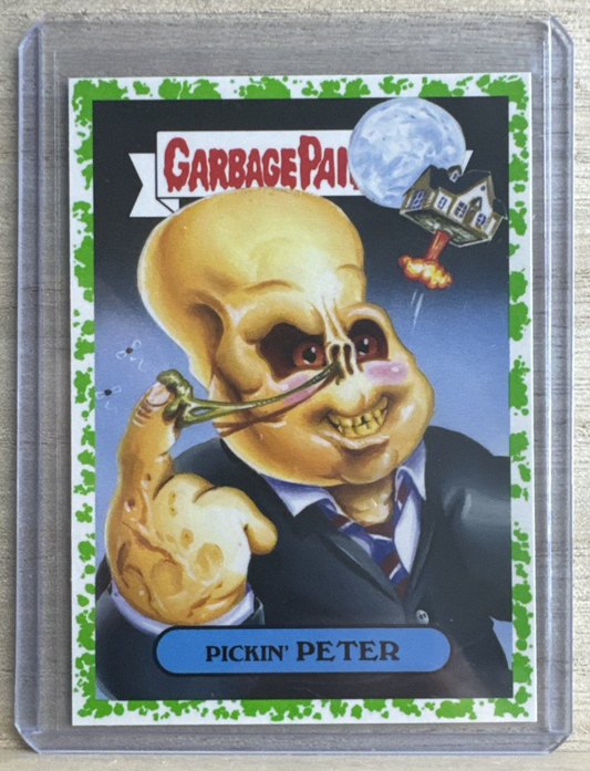 2018 Topps Garbage Pail Kids - Pickin Peter - Green