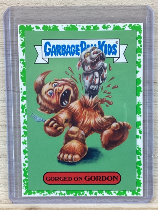 2018 Topps Garbage Pail Kids - Gorged On Gordon - Green