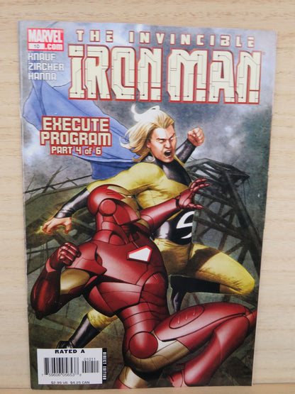 The Invincible Iron Man #10 Execute Program Part 4 of 6 - Marvel Comic - 2006
