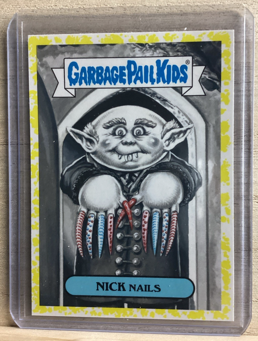 2018 Topps Garbage Pail Kids - Nick Nails - Yellow