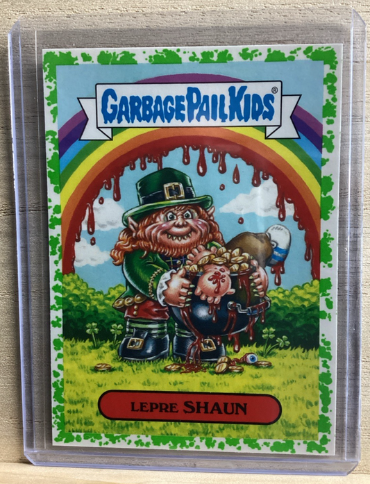2018 Topps Garbage Pail Kids - Lepre Shaun - Green