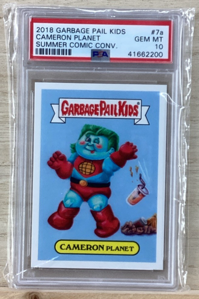 2018 Topps Garbage Pail Kids - Summer Comic Convention - #7A Cameron Planet