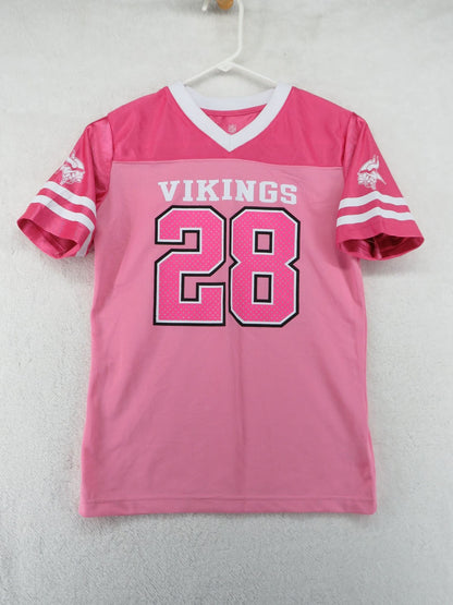 Minnesota Vikings NFL Team Apparel Jersey - Girl's Large 10/12 - Peterson #280