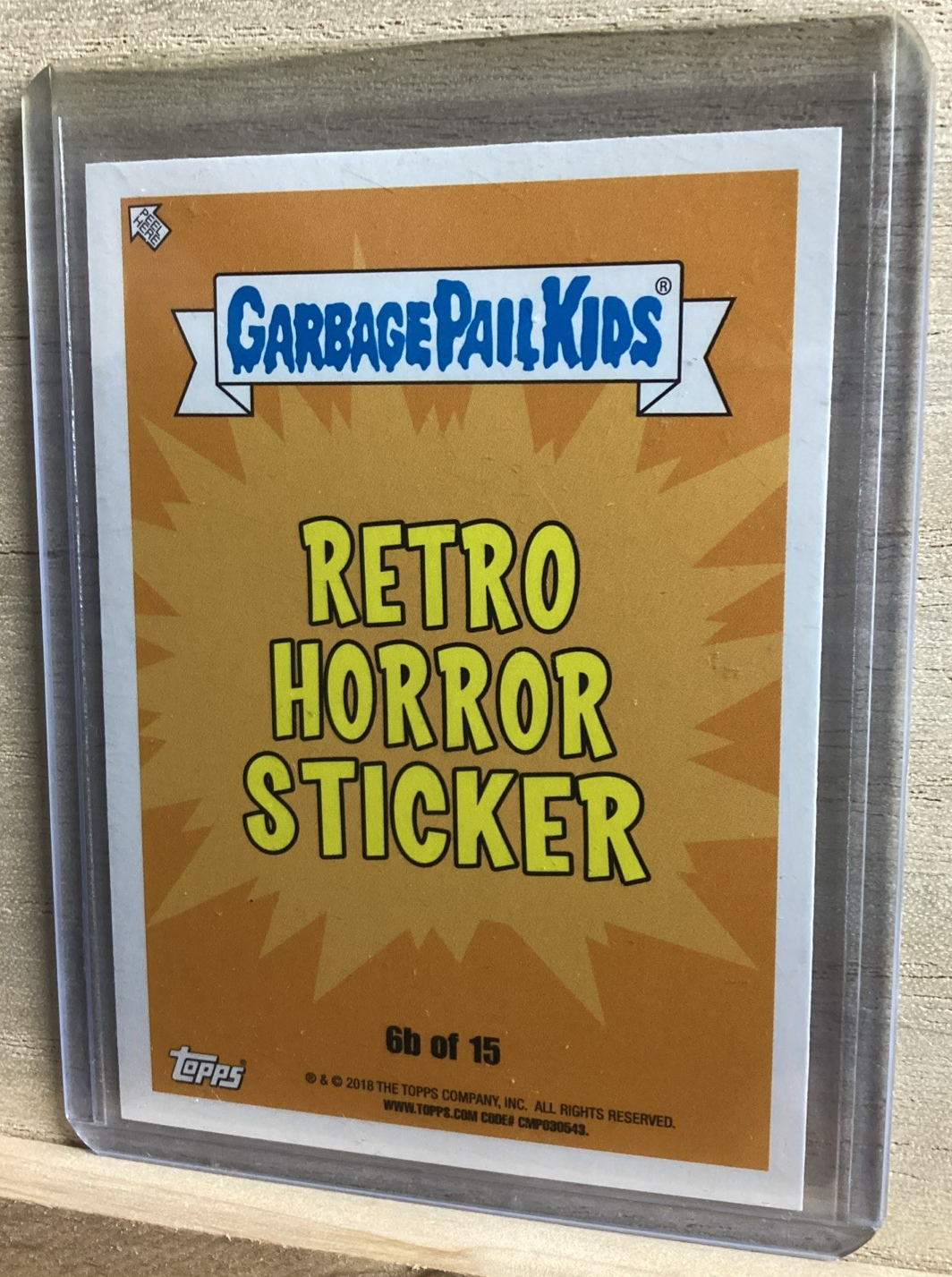 2018 Topps Garbage Pail Kids - H Pete Lovecraft - Purple