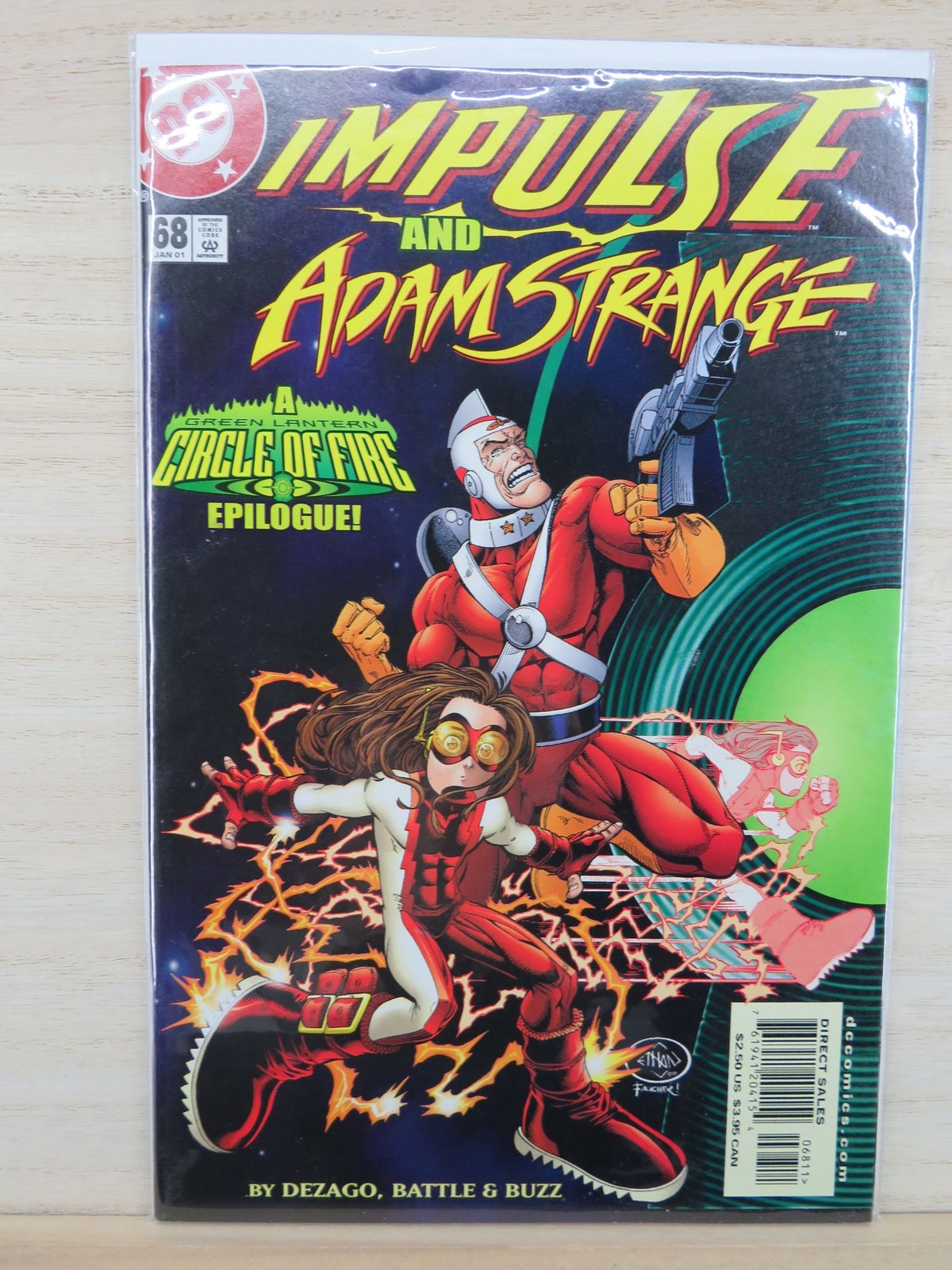 Impulse and Adam Strange #68 January 2001 - DC Comic