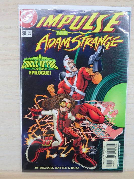 Impulse and Adam Strange #68 January 2001 - DC Comic