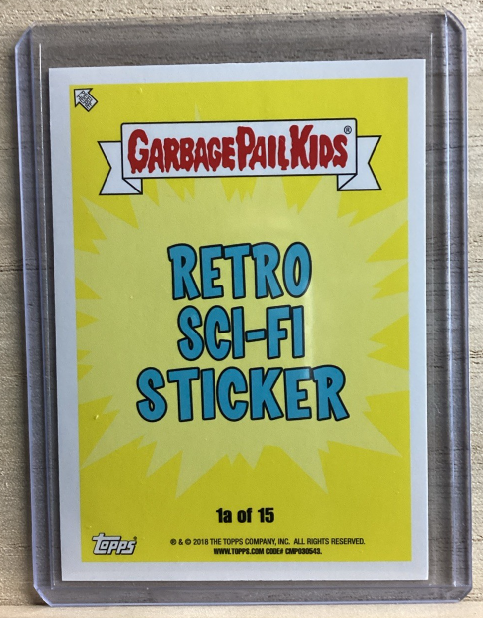 2018 Topps Garbage Pail Kids - Rod Swirling - Green