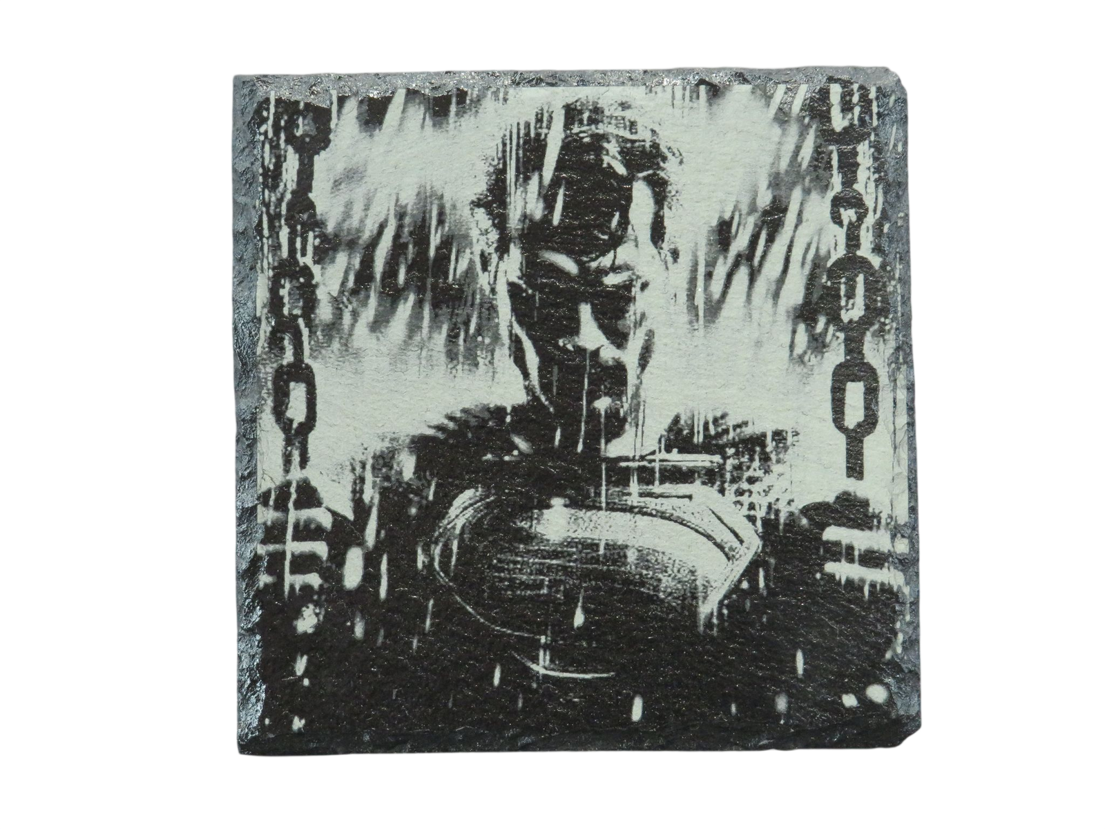 Laser Engraved Slate Coaster - DC9