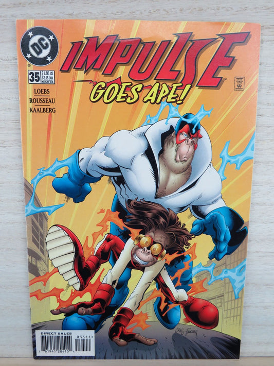 Impulse Goes Ape! #35 March 1998 - DC Comic