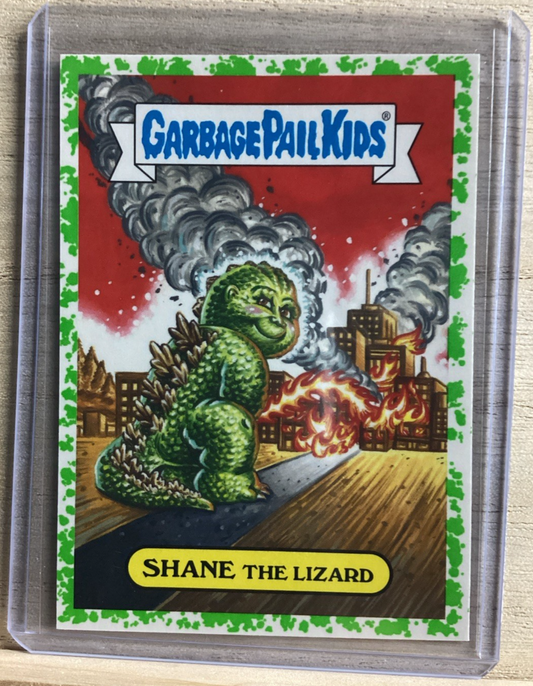 2018 Topps Garbage Pail Kids - Shane the Lizard - Green