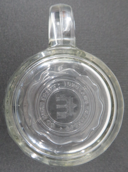 Pilsner Urquell Embossed Beer Mug Glass