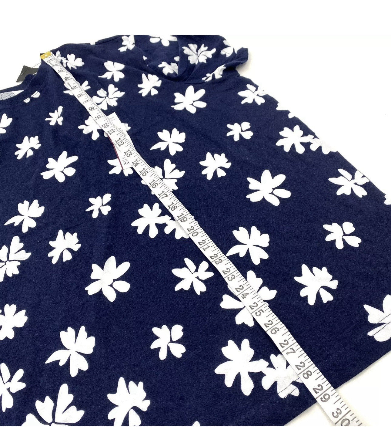 Original Use - Size XXL Crew Neck Short Sleeve T-Shirt Floral Navy