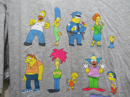 The Simpsons Springfield Characters T Shirt - Size LT