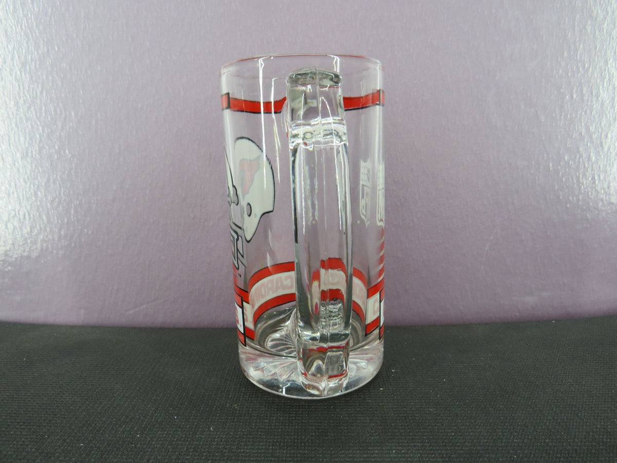 Vintage Arizona Cardinals Beer Mug Stein Tall Glass 1980s NFL2