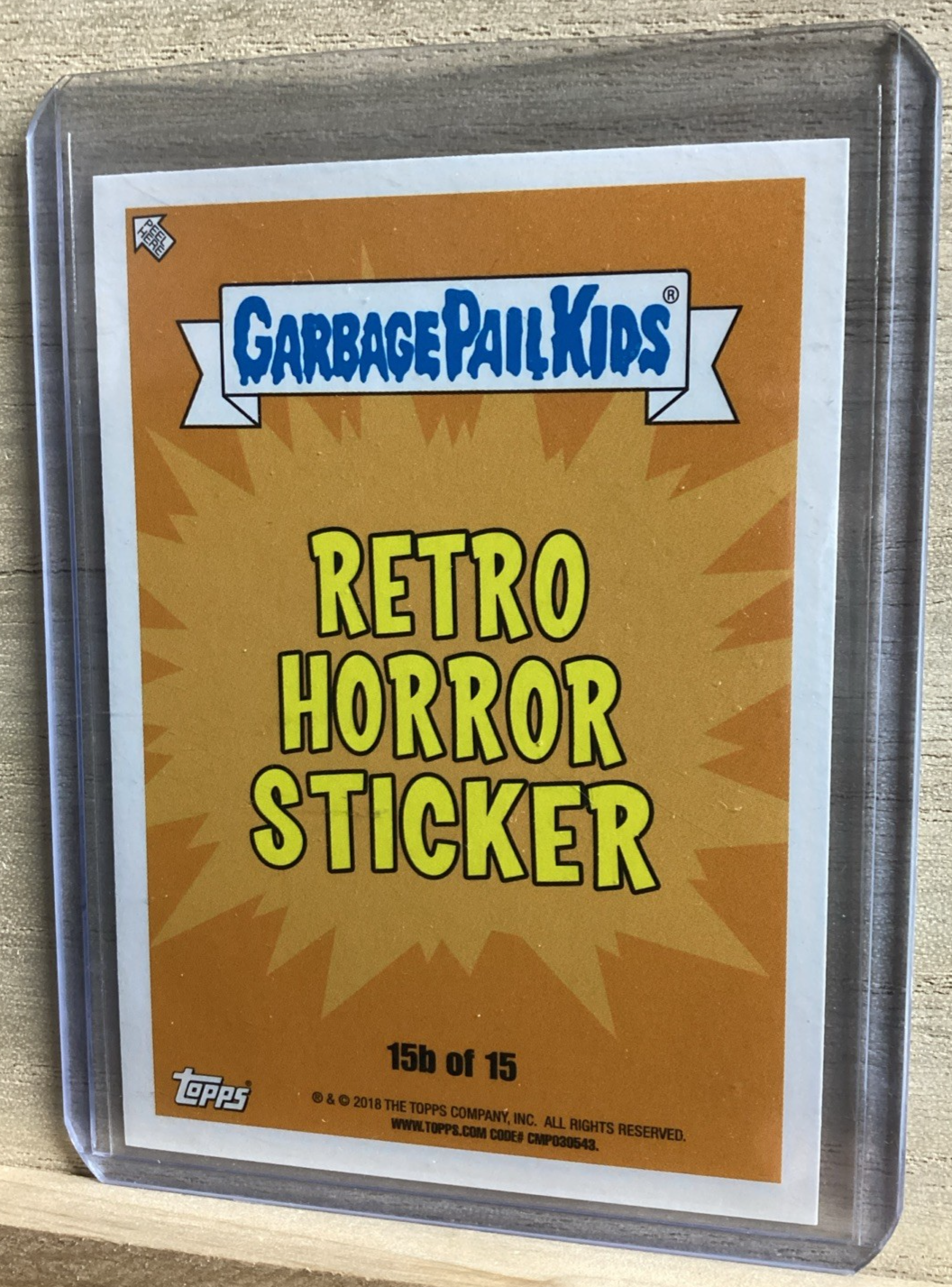 2018 Topps Garbage Pail Kids - Veggie Reggie