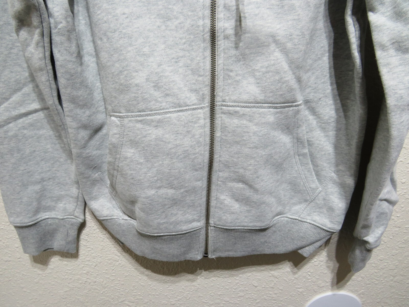 Goodfellow & Co Gray Hooded Ultra-Soft Fleece Sweatshirt - Size Small
