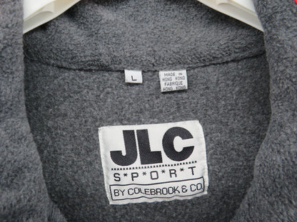 JLC Sport By Colebrook & Co. Mens Fleece Qtr Zip Sleeve Heavy Pullover - Large