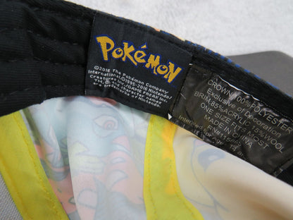 Pokemon Hat - Unisex Snapback - Pikachu Charizard Bulbasaur Squirtle