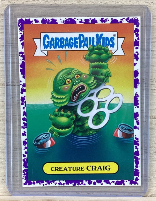 2018 Topps Garbage Pail Kids - Creature Craig - Purple