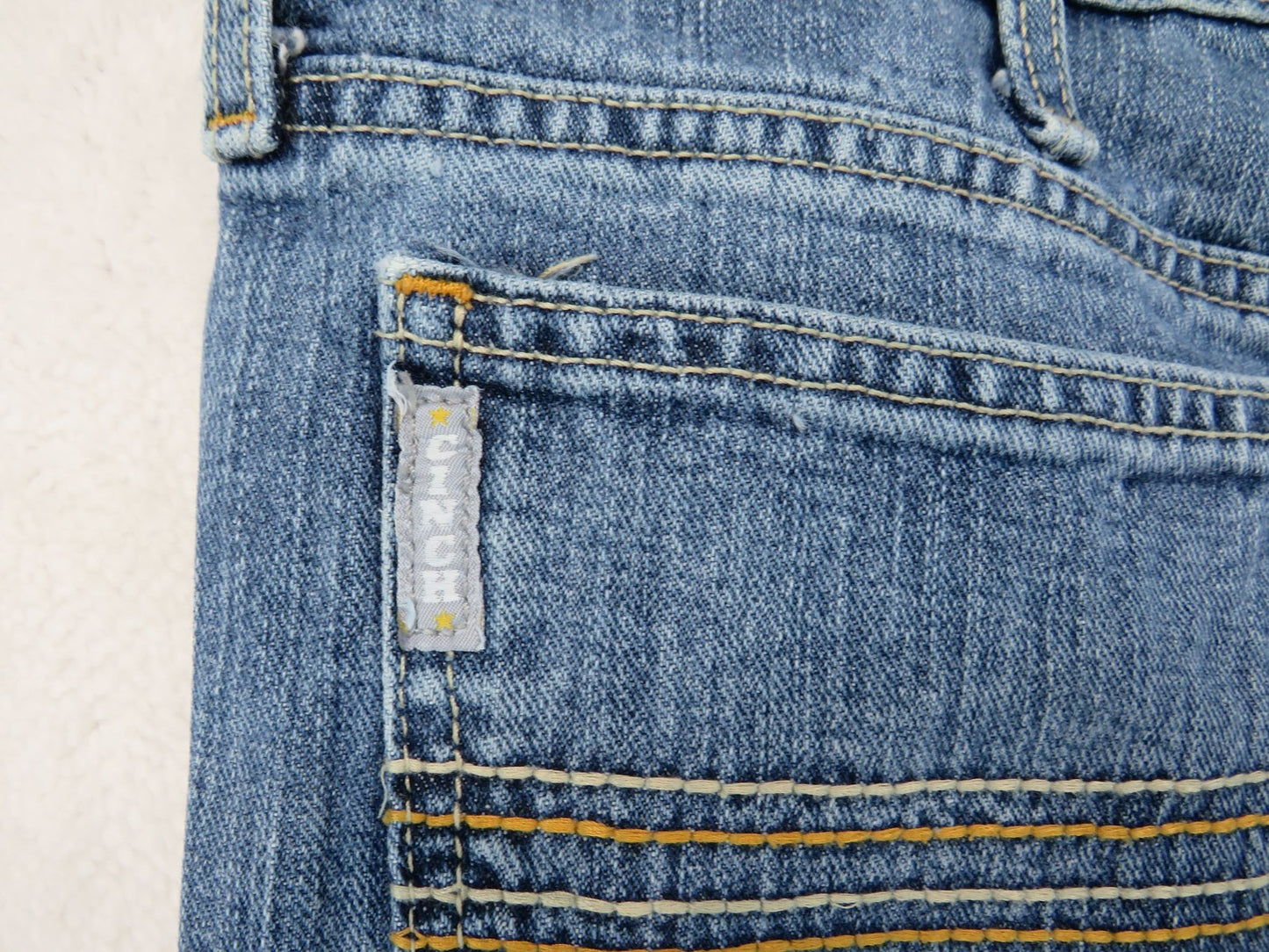 Cinch Jeans Mens 38x30 Blue Straight Leg Zipper Fly Five Pocket Denim Classic