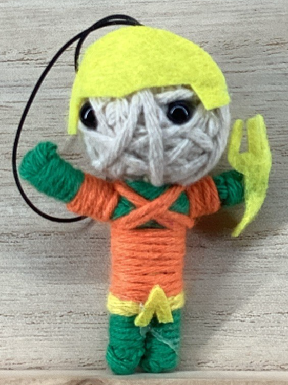 DC Aquaman Super Hero Voodoo String Doll