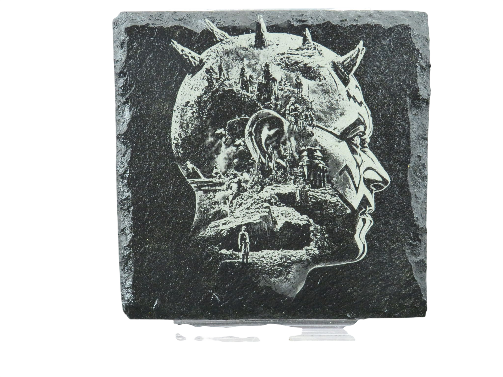 Laser Engraved Slate Coaster - SW2