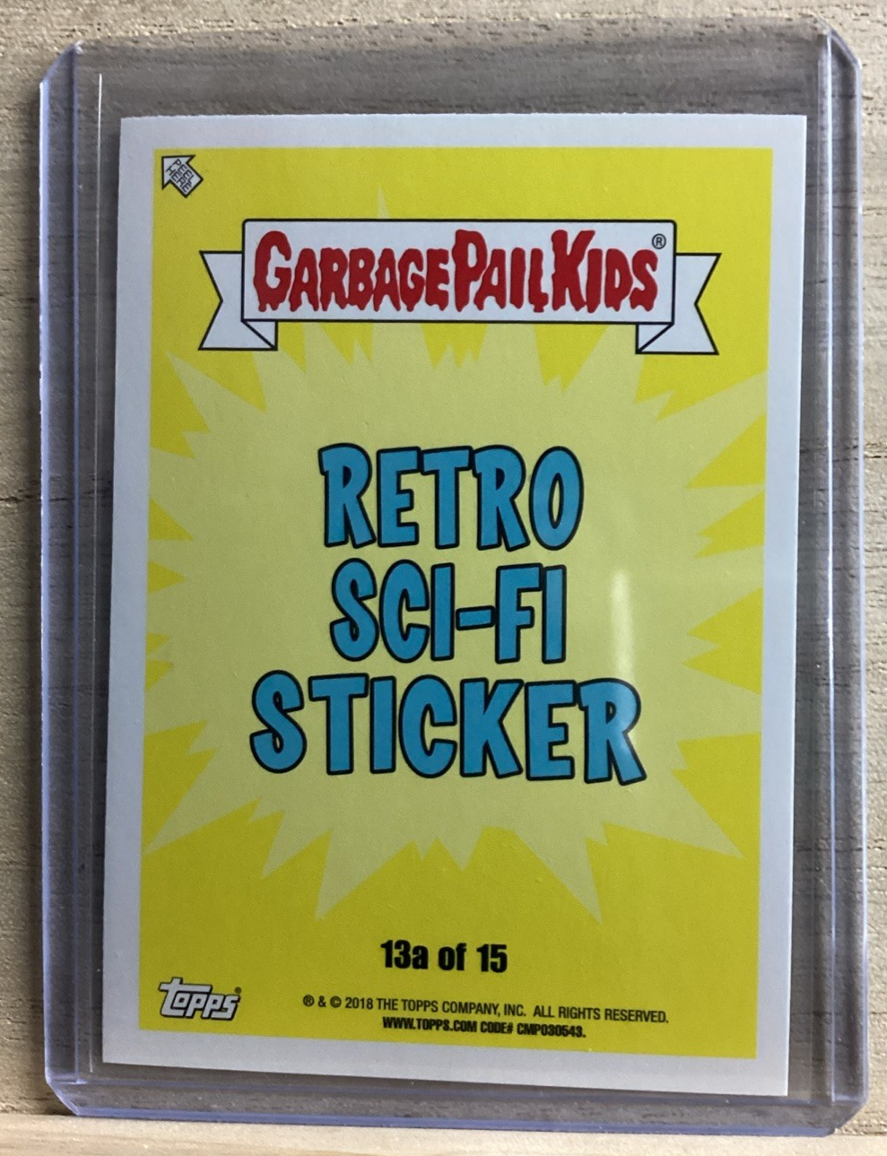 2018 Topps Garbage Pail Kids - Rob Bot - Green