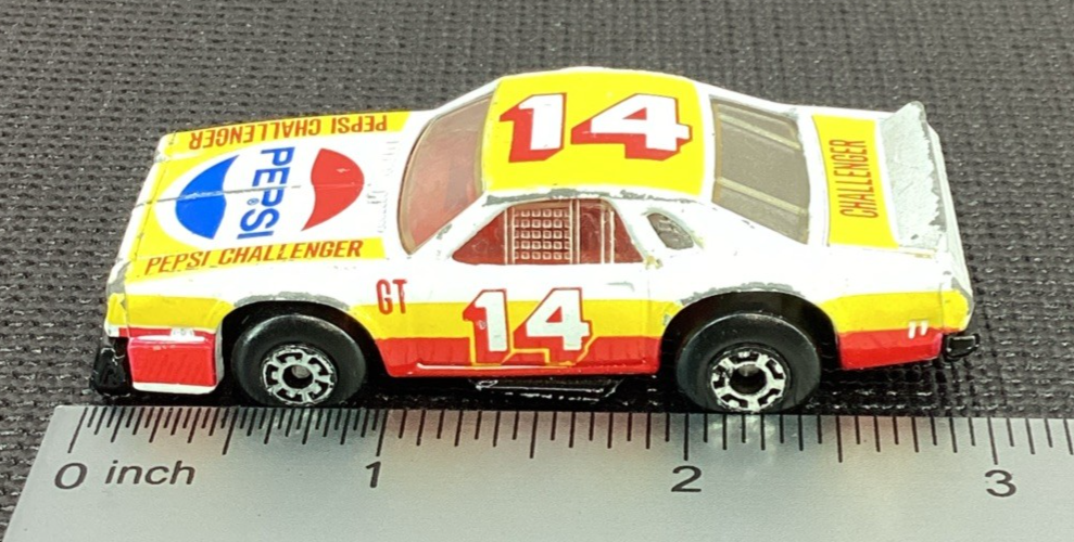 1980 Matchbox Chevy Pro Stocker Pepsi Challenger Stock Car #14