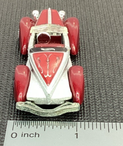 1978 Hot Wheels Silver and Red Roadster Diecast Car