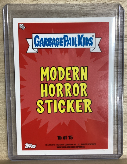2018 Topps Garbage Pail Kids - Swarmin Norman - Green