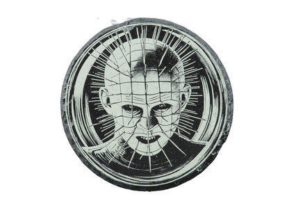 Laser Engraved Round Slate Coaster - PH4